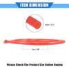2 Pcs Fuel Vent Line Hose, 0.2"x39" 5mm X 1m Gas Line Petrol Hose Tube Universal for ATV Dirt Bike Go Kart Durable Polyurethane Orange