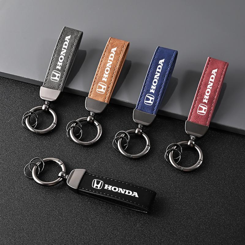 Car Keychain Portable Keyring Styling Accessories For Honda Civic Accord Fit City Vezel CRV Odyssey Pilot Jazz Prelude Insight ZP8