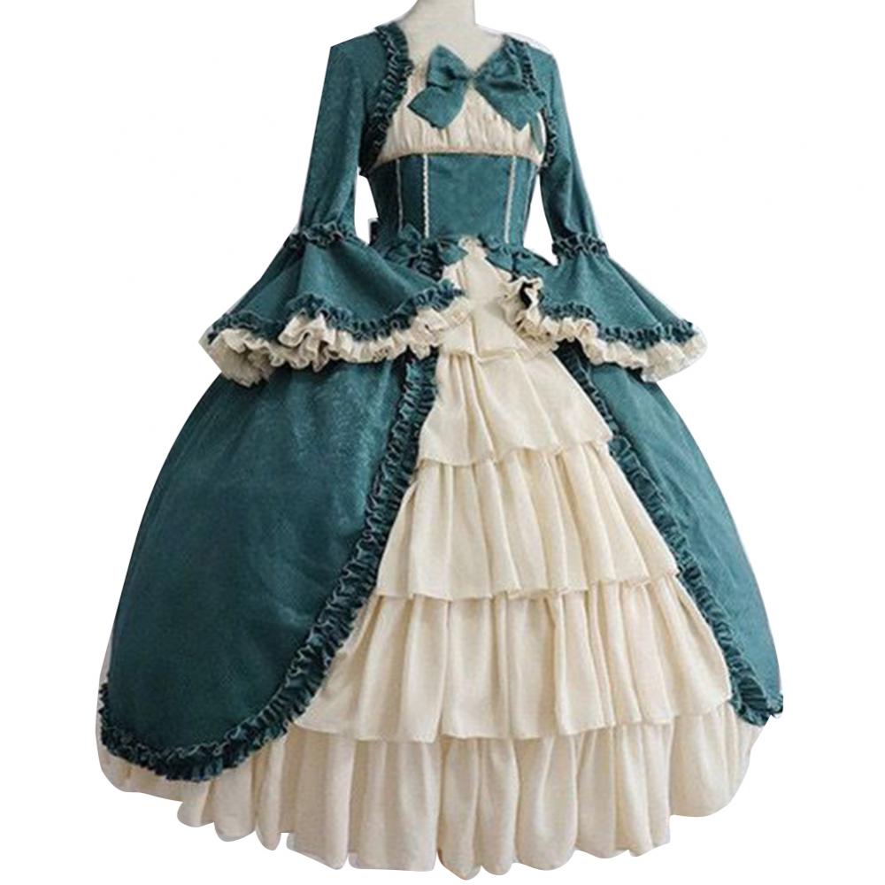 Sukienka Lolita w kolorze truskawkowym, średniowieczna, retro, gotycka, dworska, lolita, kwadratowy dekolt, talia, łączona, kokarda