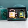 Shengbei FINE Diamond Ceramic Couple Cups Gift Set