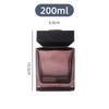 50ml Frosted Square Aroma Diffuser Glass Bottle for Home or Car Decoration