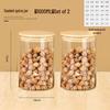 1000ml Glass Seasoning Jars, Set of 2