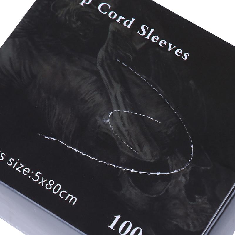 100 Buc Pungi Negre de Unică Folosință pentru Mașină de Tatuat, Clip Cord, Cârlig, Mânecă, Husă de Igienă