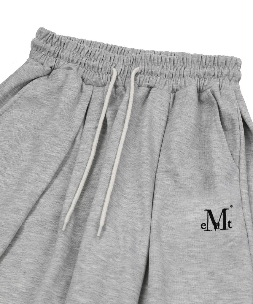 MUCENT Signature 4 Pintuck Wide Sweatpants (2 Colors)