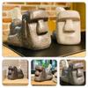 Retro Moai Tissue Box Holder Creative Napkin Dispenser For Home Office Bedroom Living Room Decorative Storage Case