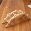 Bailey Bridge Wooden Puzzle Science Experiment Model Kit DIY Assembly Wooden Strip Bridge Craft Handmade Model Children's Puzzle