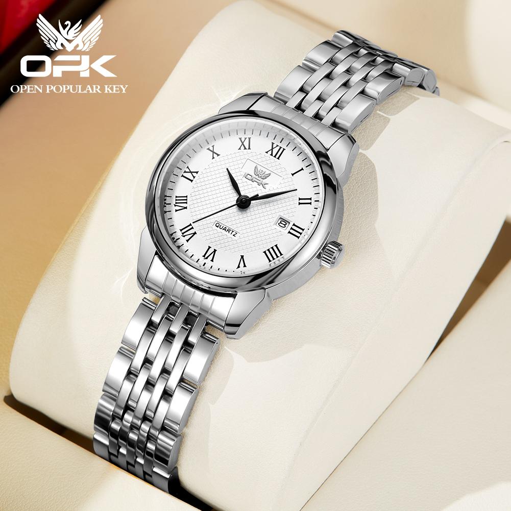 OPK Brand Watch Roman Numerals Waterproof Women's Watch 6007