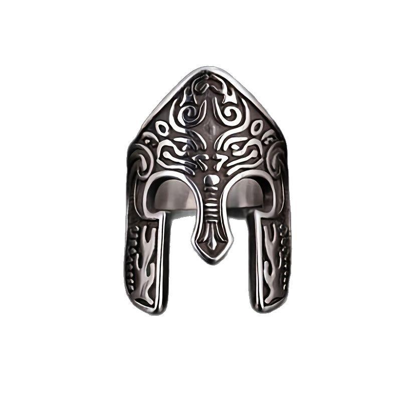Egyptian Pharaoh Mask Ring Fashion Versatile Size Adjustable Jewelry