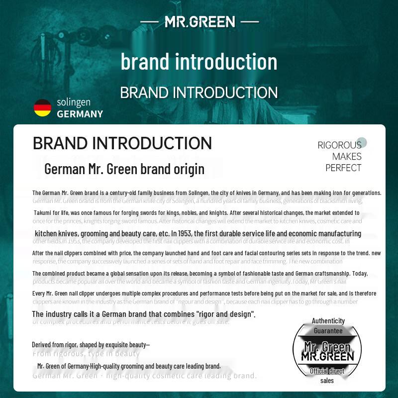 MR.GREEN German Anti-Splash Nail Clippers & Manicure Sets