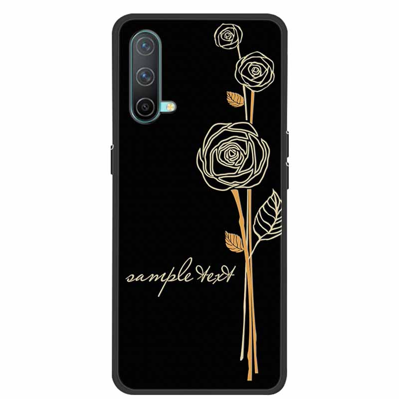 3D Phone Case For OnePlus Nord CE5 CE CE2 CE3 CE4 Relief Emboss Flower Cover for OnePlus Nord CE 2 3 4 5 Silicone Soft Protector