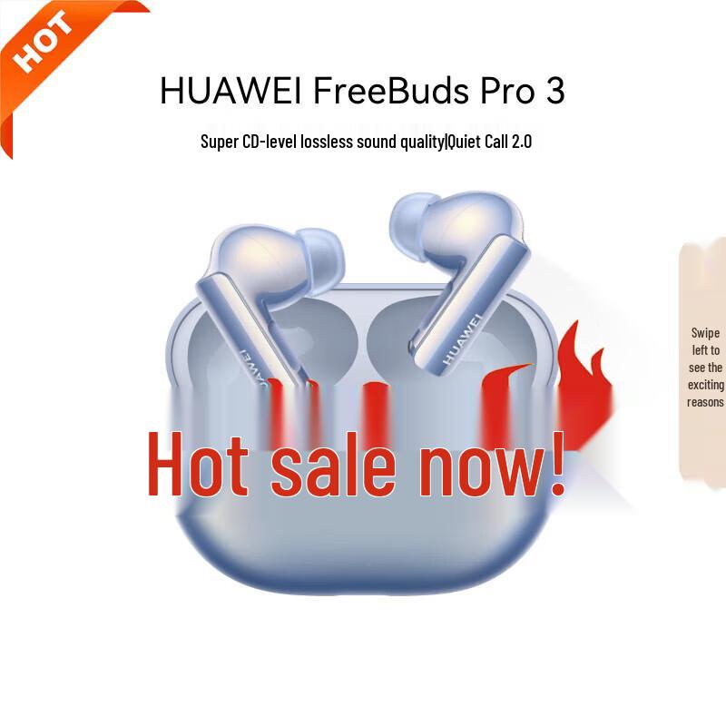 

Huawei FreeBuds Pro 3 True Wireless Noise-Cancelling Earbuds
