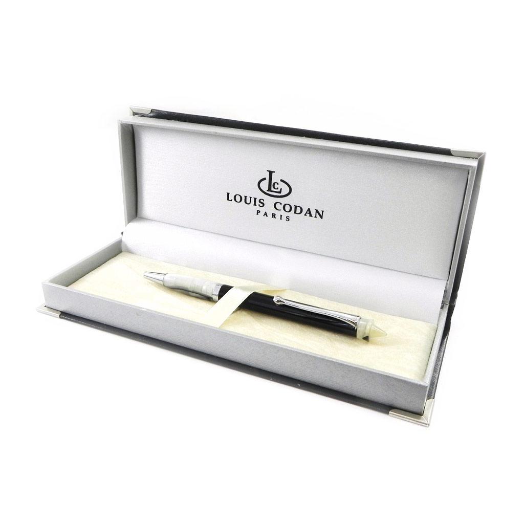 Les Trésors De Lily [I5092] - Stylo créateur 'Académie' noir gris - 12 cm