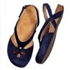 2026 Sandali Donna Estate Signora Ragazza Comodi Caviglia Vuoti Punta Tonda Sandali Donna Morbidi Suola da Spiaggia Scarpe Donna Taglie Forti