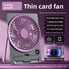 Ventilador de escritorio portátil recargable por USB mini ventilador silencioso para oficina hogar
