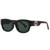 Korean Style Retro Square UV Protection Sunglasses - Classic, Versatile, High-End Feel