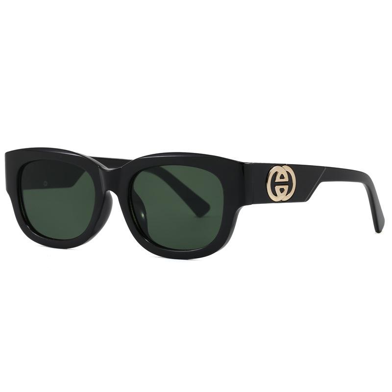 Korean Style Retro Square UV Protection Sunglasses - Classic, Versatile, High-End Feel