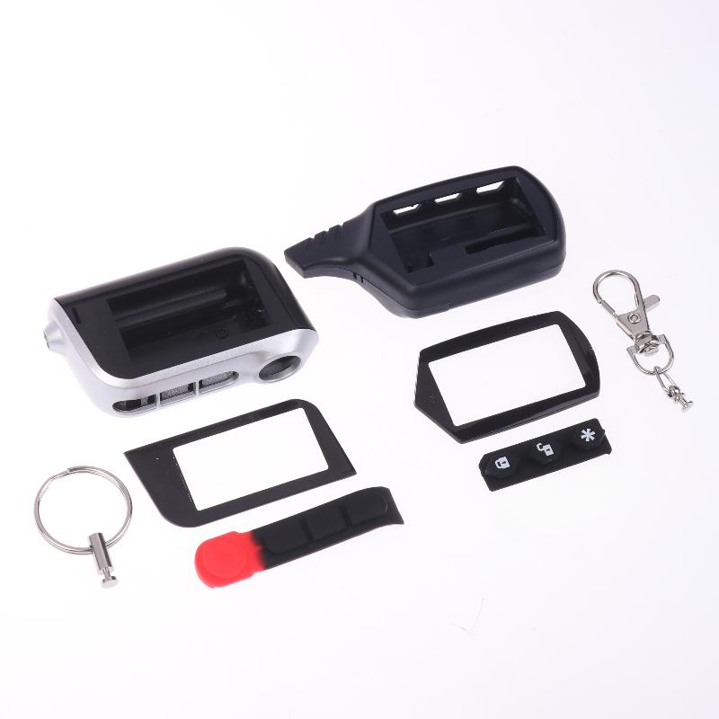 1 Set For Russian Starline A91 A61 B9 B6 Lcd Remote Control Two Way Car Alarm System Key Shell Body Cover Keychain Case