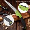 Gunpla Folding 178mm Blade Double Blade Pruning Saw with Safety for and Saw, Length, (7TPI & 12TPI), Lock, Camping, Woodworking, Gardening.