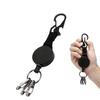 Supplies Retractable Pull Keychain Tool Key Ring Clips Badge Holder Clip Badge Reel Clip Keychain