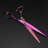 7.0 Inch, Pink, Plum Blossom Handle Personalized, Hair Scissors, Pet Scissors