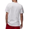 Jordan Letter Logo Embroidered Crew Neck Pullover Short Sleeve T-Shirt Men Tops White HF1155-100