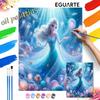 DIY Painting Kit Elsa Ocean Fantasy Classic Style Home Decor Craft Gift Idea Art Painting Kit For Adults Room Wall Decor Set