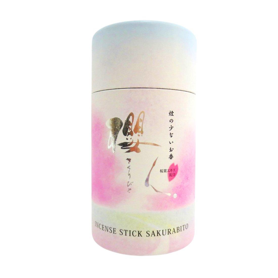 

Sakurajin Mini Incense Sticks, Subtle Sweet Scent, Contains Cherry Leaf Extract, Perfect for the 49th Day, Higan, and Obon Festivals, Gifts