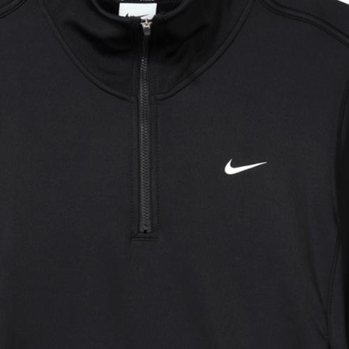 Nike Women's Black Printed Half-Zip Mock Neck Sweatshirt