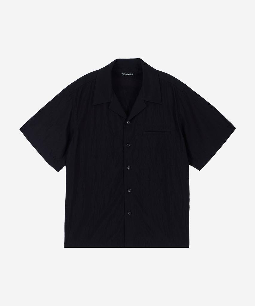 Pildeoseu One Pocket Wrinkle Short Sleeve Shirt Black