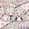 100Pcs Kawaii Q Version Cartethyia Stickers Decoration Diy Phone Notebook Skateboard Laptop Cute Kids Animal Stickers Toys Gifts