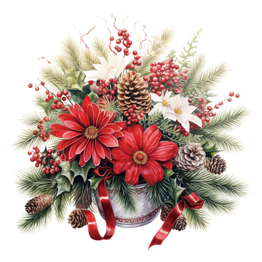 

Рождественский ягодный венок для ванной комнаты, наклейка для унитаза, самоклеящаяся сосновая иголка, узор, самостоятельные съемные наклейки для туалета для ванной комнаты красный