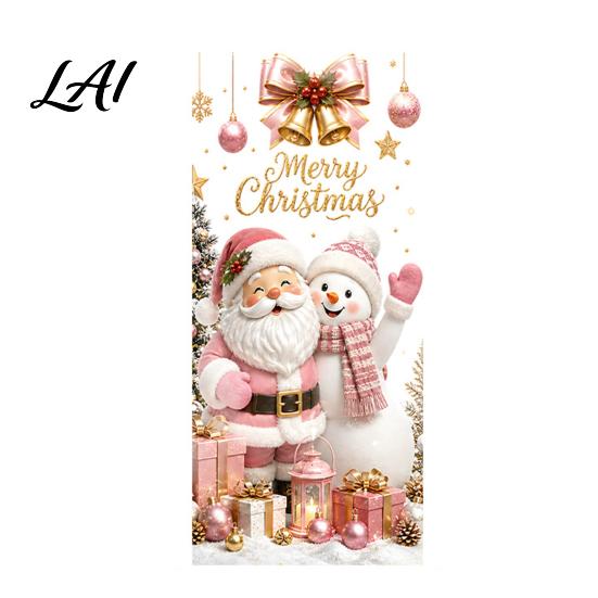 Home Holiday Decoration Christmas Window Clings Cute Snowman Santa Penguin Reindeer Stickers for Removable Festive Wall Art Glass Reusable