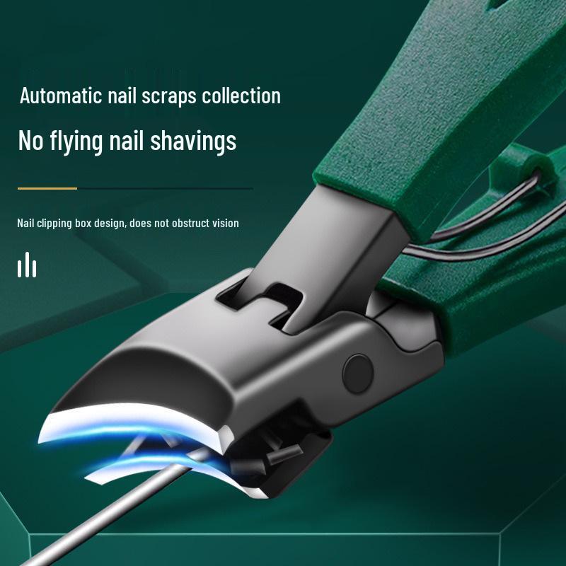 Sharp Anti-splash Thickened Nail Clippers for Thick and Onychomycosis Toenails