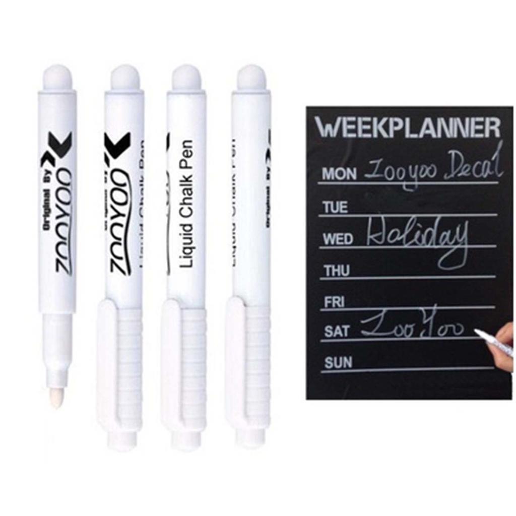 Buy Ink Liquid Chalk Pen for Chalk Label Board Safe Clean No Powder