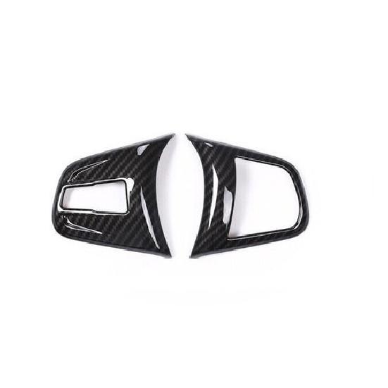 For BMW 2 Series Touring 15-19 ABS Carbon Fiber Steering Wheel Switch Cover Trim