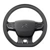 Car Suede Leather Steering Wheel Cover For Citroen C4 C3 Elysee C3 AIRCROSS Car-Styling Steering Wheel Auto Accessories