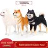 Realistic Shiba Inu Dog Figurine - Children's Educational Toy Ornament