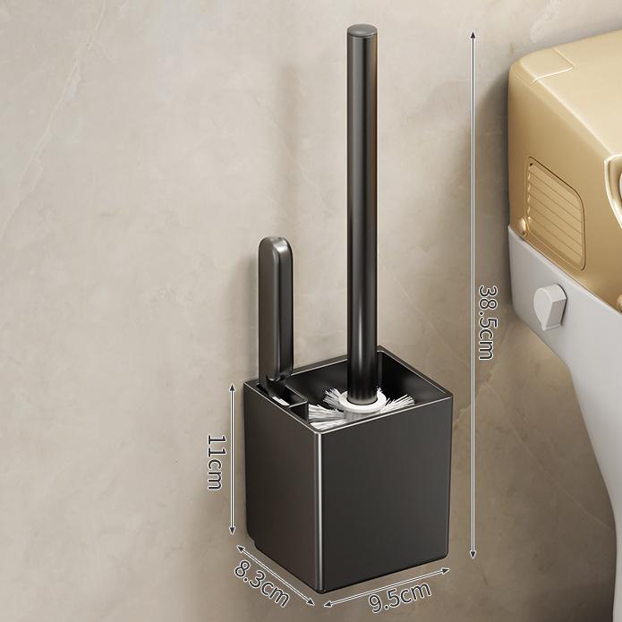 Badezimmer WC-Bürstenhalter Set Wandmontage Ohne Bohren WC-Becher WC-Reinigung Bürste Für Zuhause Badezimmer WC