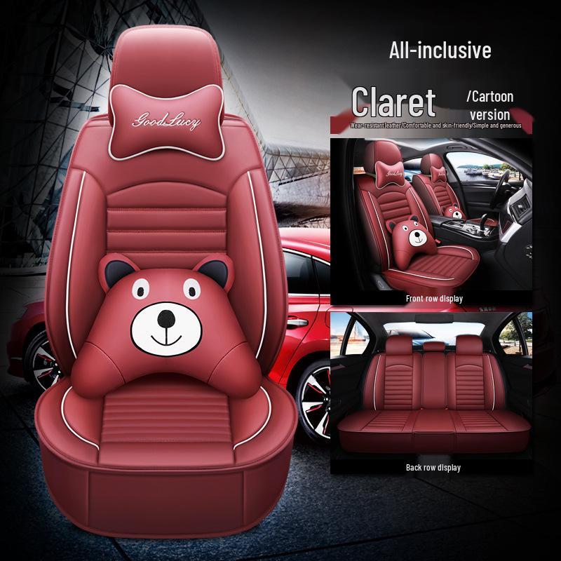 Full Leather Car Seat Cover, Universal Fit for Bin Yue, Emgrand GS, Vision, Boyue