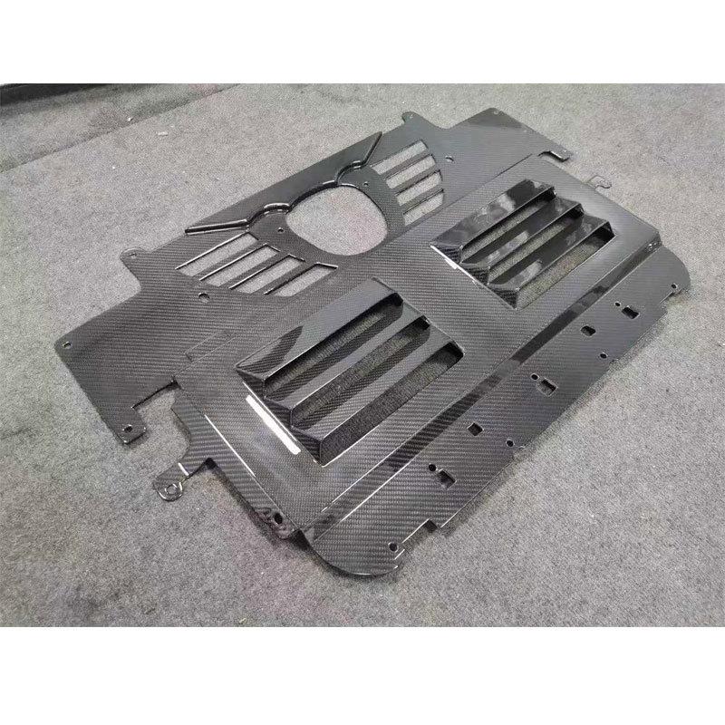 BMW M2 G87 Dry Carbon Fiber Oil Cooler Guard and Air Duct