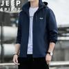 JEEP SPIRIT Men's Hooded Windbreaker Jacket