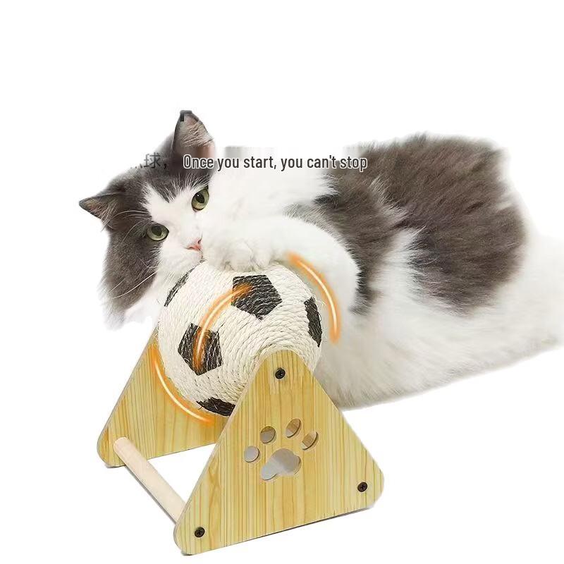 VZZS Vertical Sisal Cat Scratching Ball Toy