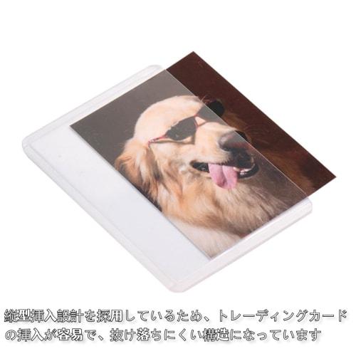 Ginhkok ??Hard Card Case, Horizontal - Set of 30, Double-Sided Protection, Ultra-Transparent PVC Material, Prevents Deterioration, Bending, and Scratc