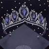 Baroque Vintage Crystal Tiaras Wedding Crown Bride Headdress Royal Queen Bridal Diadem Pageant Wedding Crown Hair Jewelry