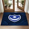 Portsmouth FC Design Kristall-Samt-Teppich Weich Dekorative Matte für Schlafzimmer Eingang