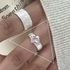 Smiley Adjustable Open Ring for Women - Trendy Niche Design, Perfect for Index Finger.