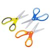 1Pc Student Blunt‑Tip Safety Scissors, Soft‑Grip Craft Scissors with Protective Cover & Ruler for School Use