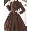 Retro Französischer Stil Sternennacht Taillenbetonierende Weste & Klassisches Kleid Set