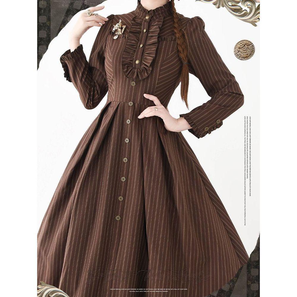 Retro Französischer Stil Sternennacht Taillenbetonierende Weste & Klassisches Kleid Set