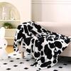 European Milk Velvet Printed Blanket Thin Flannel Sofa Cover Blanket For Spring Autumn Skin-Friendly Soft Nap Shawl For Office